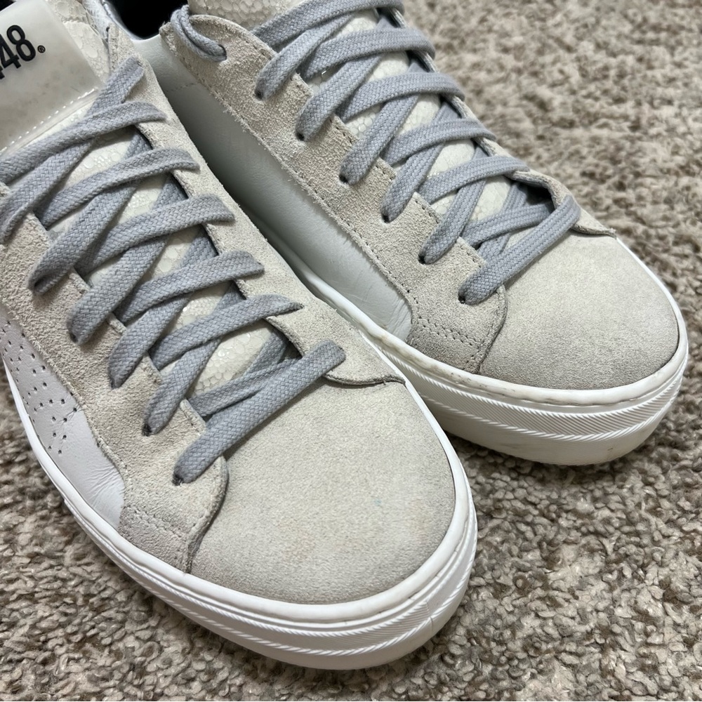 P448 Thea Coyote Sneakers  Size 38 (US 7.5-8) - Picture 3 of 14